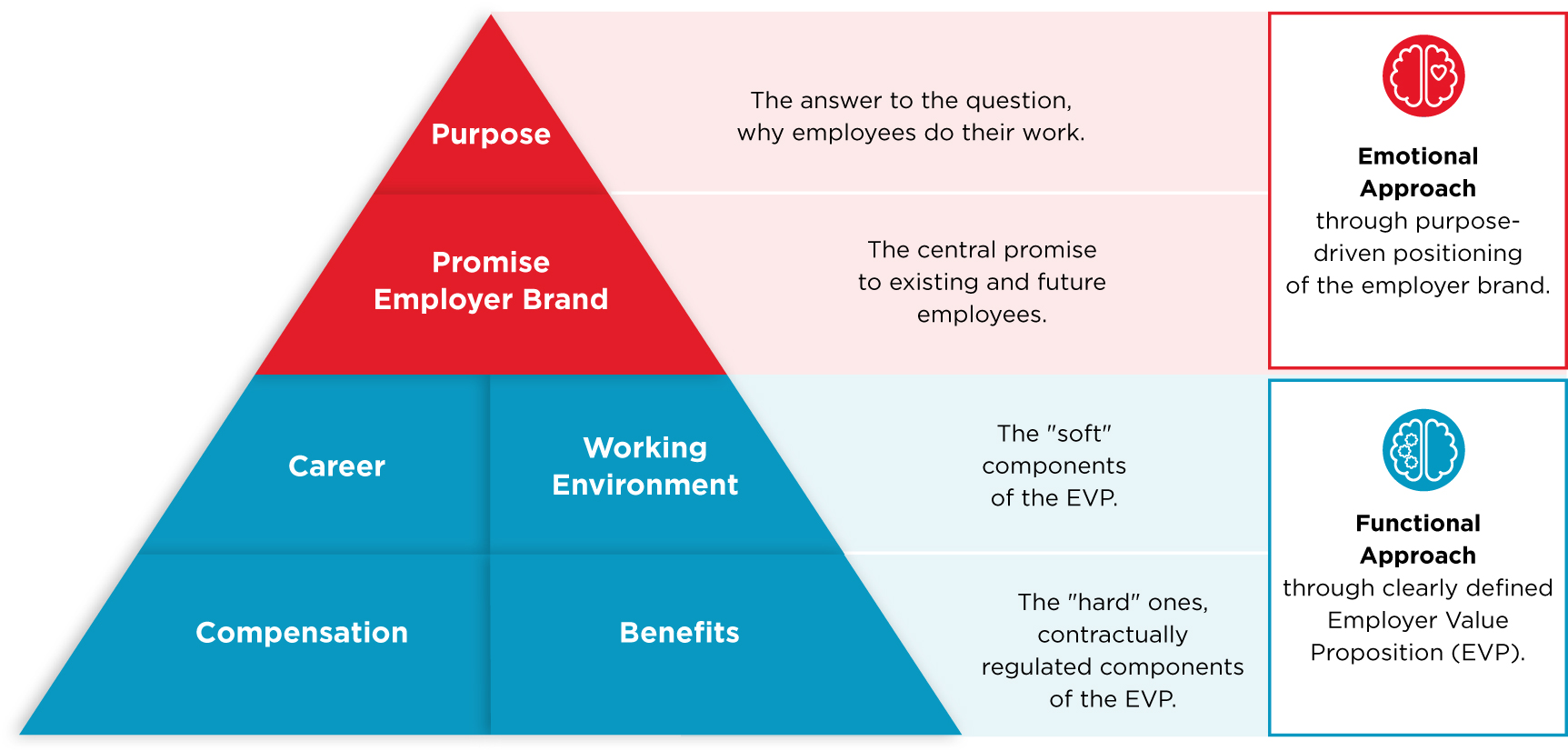 Employer Branding: Attracting and retaining talent with purpose - Employer Branding Example from EVP Model